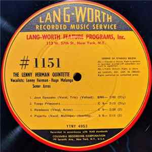 The Lenny Herman Quintette / Frankie Masters And His Orchestra / Bob Strong And His Orchestra - The Lenny Herman Quintette / Frankie Masters And Bob Strong Dance Orchestras FLAC album