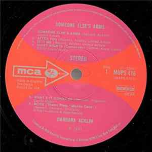 Barbara Acklin - Someone Else's Arms FLAC album