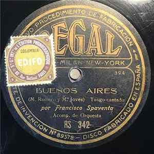 Francisco Spaventa - Buenos Aires / Sin Esperanza FLAC album
