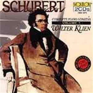 Schubert, Walter Klien - Complete Piano Sonatas, Volume 1 FLAC album