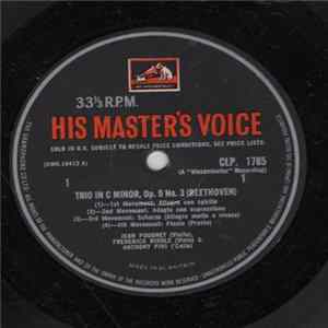 Ludwig van Beethoven, Jean Pougnet, Frederick Riddle, Anthony Pini - String Trios · Volume 3 FLAC album