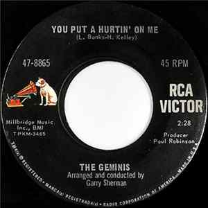 The Geminis - You Put A Hurtin' On Me FLAC album
