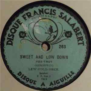Lew Gold Orch. - Sweet And Low Down / Who? FLAC album