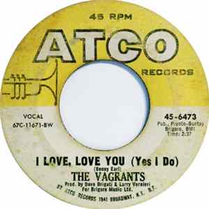 The Vagrants - I Love, Love You (Yes I Do) FLAC album