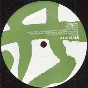 Recloose - Can't Take It FLAC album