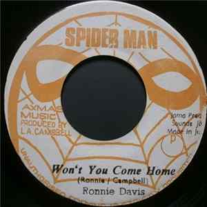 Ronnie Davis - Won't You Come Home FLAC album