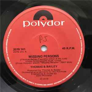 Thomas & Bailey - Missing Persons FLAC album