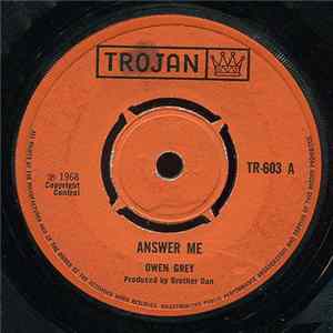 Owen Grey / Brother Dan All Stars - Answer Me / Hold Pon Them FLAC album