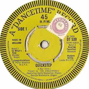 The Englemores Featuring Harry Engleman / George Blackmore - Quickstep (4 Bar Intro.) FLAC album