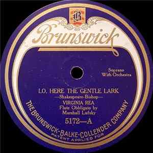 Virginia Rea - Lo, Here The Gentle Lark / Lass With The Delicate Air FLAC album