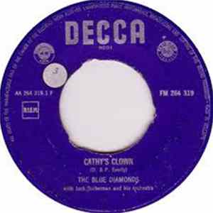 The Blue Diamonds With Jack Bulterman And His Orchestra - Cathy's Clown FLAC album