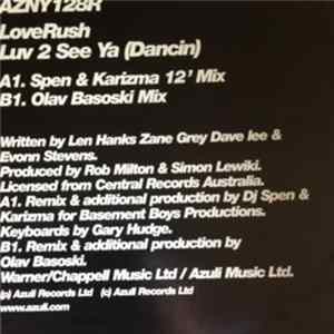Loverush - Luv 2 See Ya (Dancin) (Remixes) FLAC album