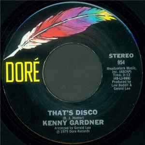 Kenny Gardner - That's Disco / Flashing Lights FLAC album