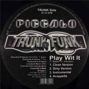 Piccalo - Play Wit It / No Brakes FLAC album