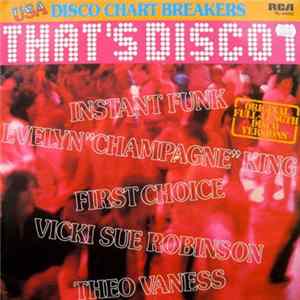 Various - That's Disco 1 FLAC album