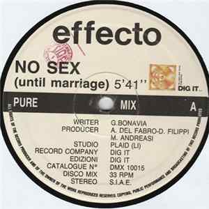 Effecto - No Sex (Until Marriage) FLAC album