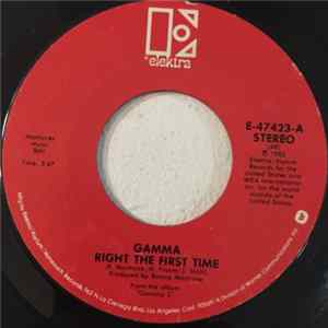 Gamma - Right The First Time FLAC album