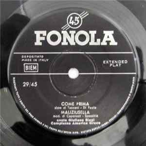 Giuliano Biagi, Complesso Americo Greco - Maliziusella FLAC album