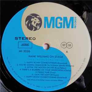 Hank Williams - Hank Williams On Stage FLAC album