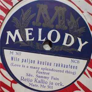 Reijo Kallio - Niin Paljon Kuuluu Rakkauteen / Tango Desirée FLAC album