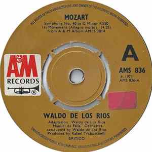Waldo De Los Rios - Mozart Symphony No. 40 In G Minor K550 FLAC album