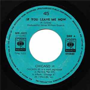 Chicago - If You Leave Me Now FLAC album