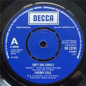 Freddy Cole - Isn't She Lovely FLAC album
