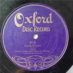 Arthur Collins And Byron G. Harlan - Arrah-Wanna FLAC album