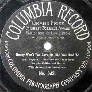 Collins And Harlan - Honey Won't You Love Me Like You Used To FLAC album