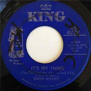 Marva Whitney - It's My Thing (You Can't Tell Me Who To Sock It To) / "Ball Of Fire" FLAC album