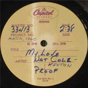 Nat Cole - Kenton - My Love FLAC album