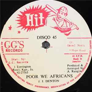 J.J. Denton - Poor We Africans FLAC album
