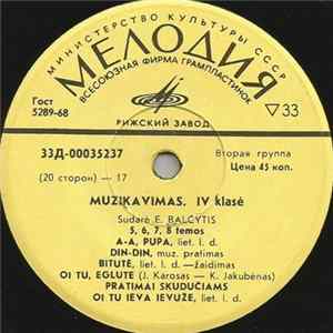 Various - Muzikavimas. IV Klasė FLAC album