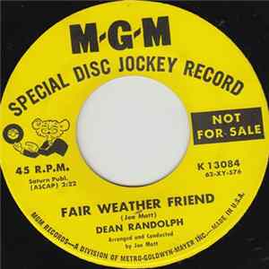 Dean Randolph - Fair Weather Friend / This Girl FLAC album