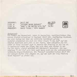 Split Enz - History Never Repeats FLAC album