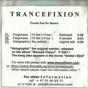 Trancefixion - Forgivness (I'll Set U Free) FLAC album