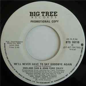 England Dan & John Ford Coley - We'll Never Have To Say Goodbye Again FLAC album
