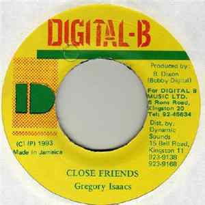 Gregory Isaacs - Close Friends FLAC album