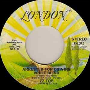 ZZ Top - Arrested For Driving While Blind FLAC album