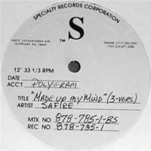 Safire - Made Up My Mind FLAC album