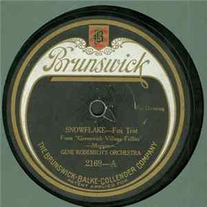 Gene Rodemich's Orchestra - Snowflake / April Showers FLAC album