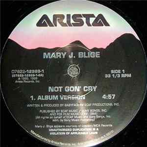 Mary J. Blige - Not Gon' Cry FLAC album