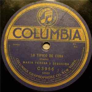 María Teresa Vera - Lo Tipico de Cuba/ El Cocinero Oreja FLAC album
