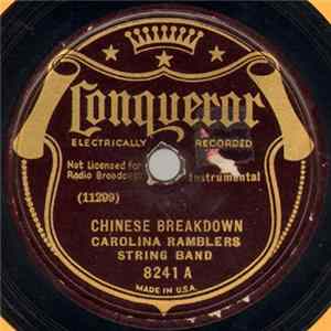 Carolina Ramblers String Band - Chinese Breakdown / Johnson City Hop FLAC album