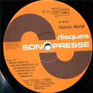 Patrick Abrial - Condamné Amour FLAC album