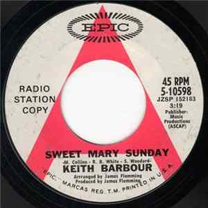 Keith Barbour - Sweet Mary Sunday / Alicia FLAC album