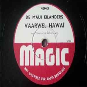 De Maui Eilanders - Vaarwel Hawaï / Op Een Zuidzee Eiland FLAC album