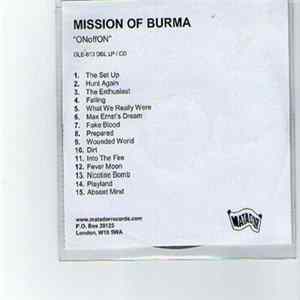 Mission Of Burma - ONoffON FLAC album
