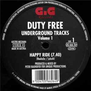 Duty Free - Underground Tracks Volume 1 FLAC album