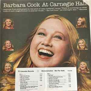Barbara Cook - Barbara Cook At Carnegie Hall FLAC album